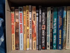 Western Book Lot (21) Zane Greg Ray Hogan Vintage BOX A