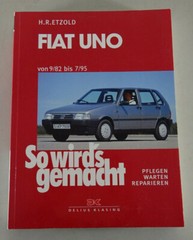 Repair Manual Fiat Uno MK 1 + 2 – 0.9 – 1.7 Liter, Year 09/82 to 07/95