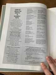 Great Health Hints and Handy Tips Vintage Reader’s Digest Reference Book 1994