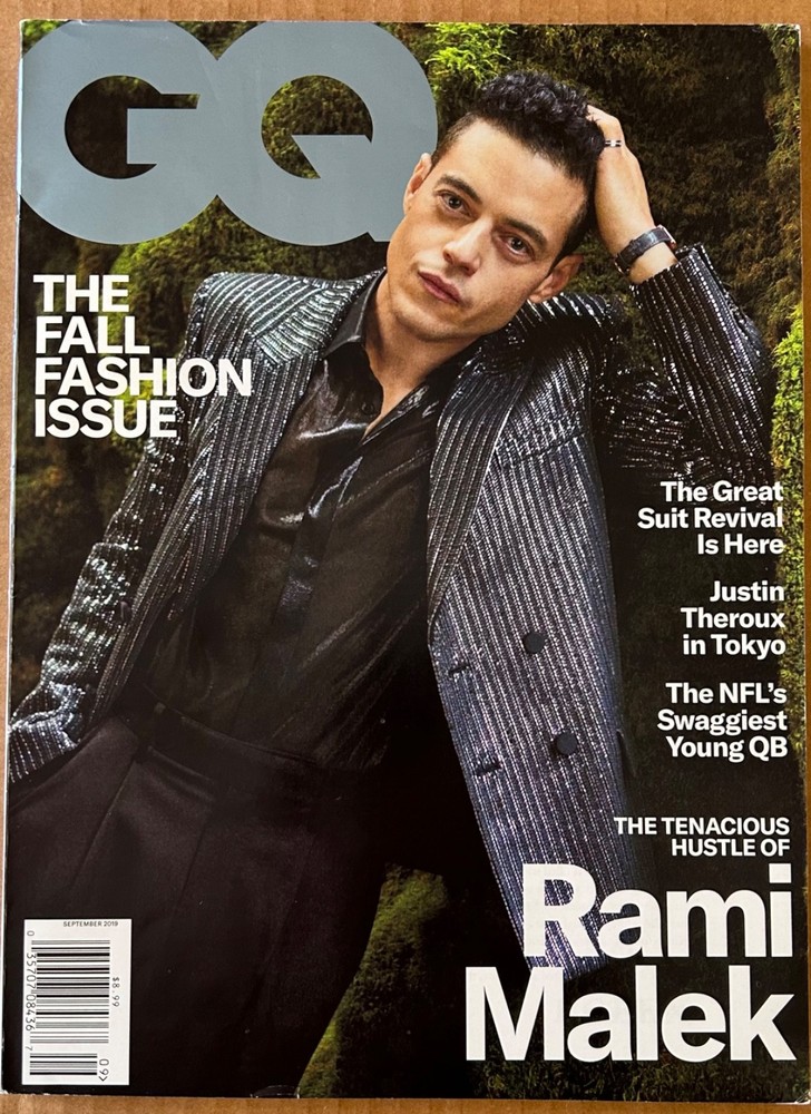 GQ MAGAZINE September 2019 Rami Malek 007 Fall Fashion Issue