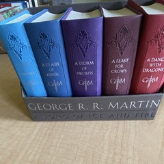A Song of Ice and Fire 5-Book Box Set by George R. R. Martin, Leather Bound