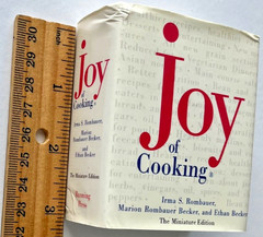Joy of Cooking. Irma S. Rombauer, etc. 1997: 1st ed. Mini Bk. VG 2.75″x3.25″ HC