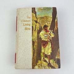 VINTAGE THE CHILDRENS LIVING BIBLE PARAPHRASED ILUSTRATED In COLOR TYNDALE HC
