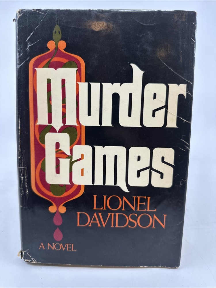 Lionel Davidson Murder Games 1st US 1978 HC DJ Gold Dagger (AD-2)