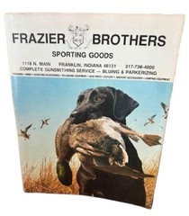 1988 Frazier Brothers Sporting Goods Store Catalog Main Street Franklin Indiana