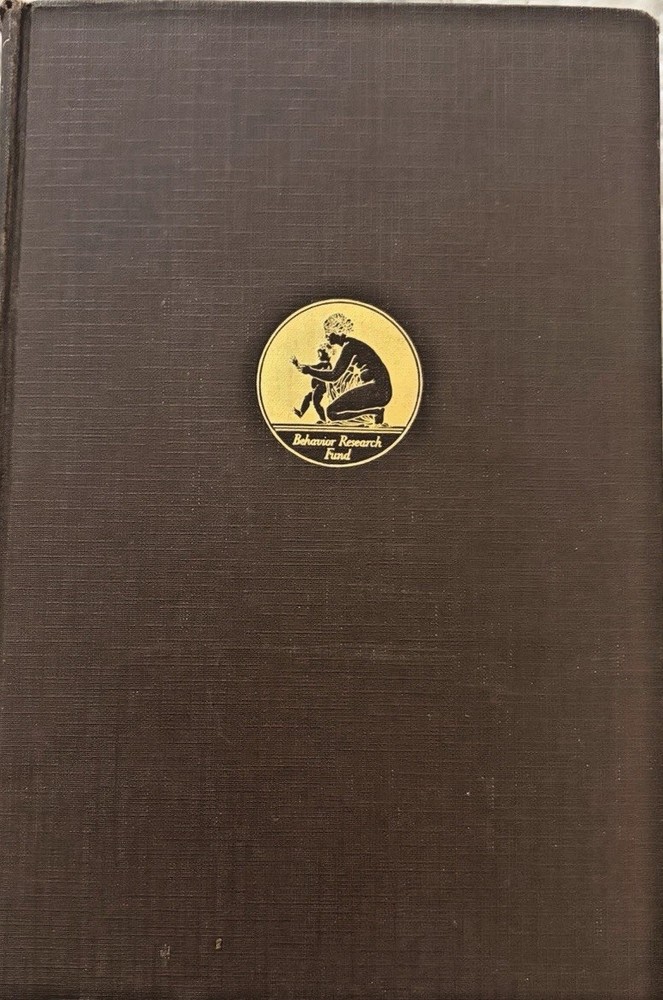 1931 Children’s Behavior Problems Ackerson 1st Ed Univ Chicago Psychology Wells