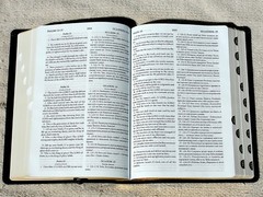 Russian/English Parallel Bible, Blue Bonded Leather, Synodal/King James Version