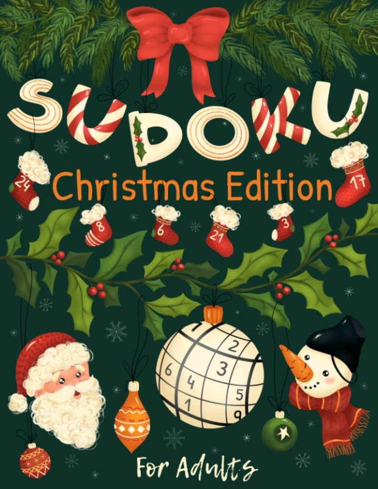 Sudoku Christmas Edition: Christmas Activity Book with 240 Sudoku Puzzles fo…