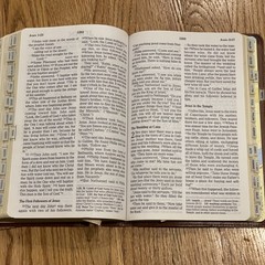 Nelson Bible 6365SAM NCV New Century Version Giant Print Book Tabs *READ*