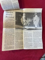 THE UNABRIDGED MARILYN HER LIFE FROM A TO Z 1987 includes newspaper clippings.