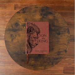 Personalized ESV Men’s Study Bible, Son of a King Lion Design, Name Engraved