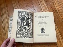 „The Green Lacquer Pavilion” by Beauclerk 1926 Illustrated Dulac Hardcover Book