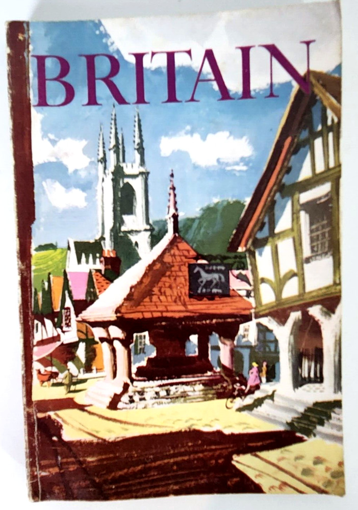 England Vtg 1954 Book Tourist British Travel Association 200 Pages UK Britain