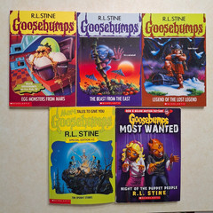 Goosebumps Books Lot of 17 R.L. Stine Mostly Vintage 1990s Paperbacks More Tales