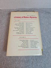Treasury of Modern Mysteries, Volume 1 & 2 ~ Various Authors, 1973 BCE HCDJ