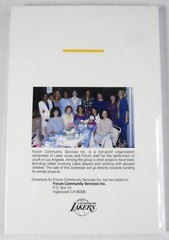 World Champion Los Angeles Lakers Are Cookin’ Family Cookbook 1985 HC 184 pages