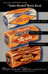Merita Sandwich and Dessert Book 24 pages Recipes Black and White Color Photos