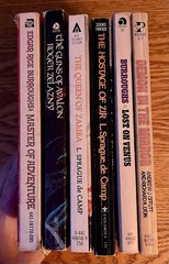 6 Book Lot Vintage Ya Sci Fi Sword And Sorcery DAW Dell Scholastic
