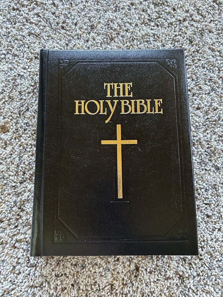 The Holy Bible Douay Rheims Version Catholic 1989 Orthodox Hardcover Black F26