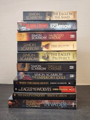 SIMON SCARROW 11 BOOK MIXED LOT ORDER OF EAGLES PLUS MORE 1 HC 10 TPB HEADLINE
