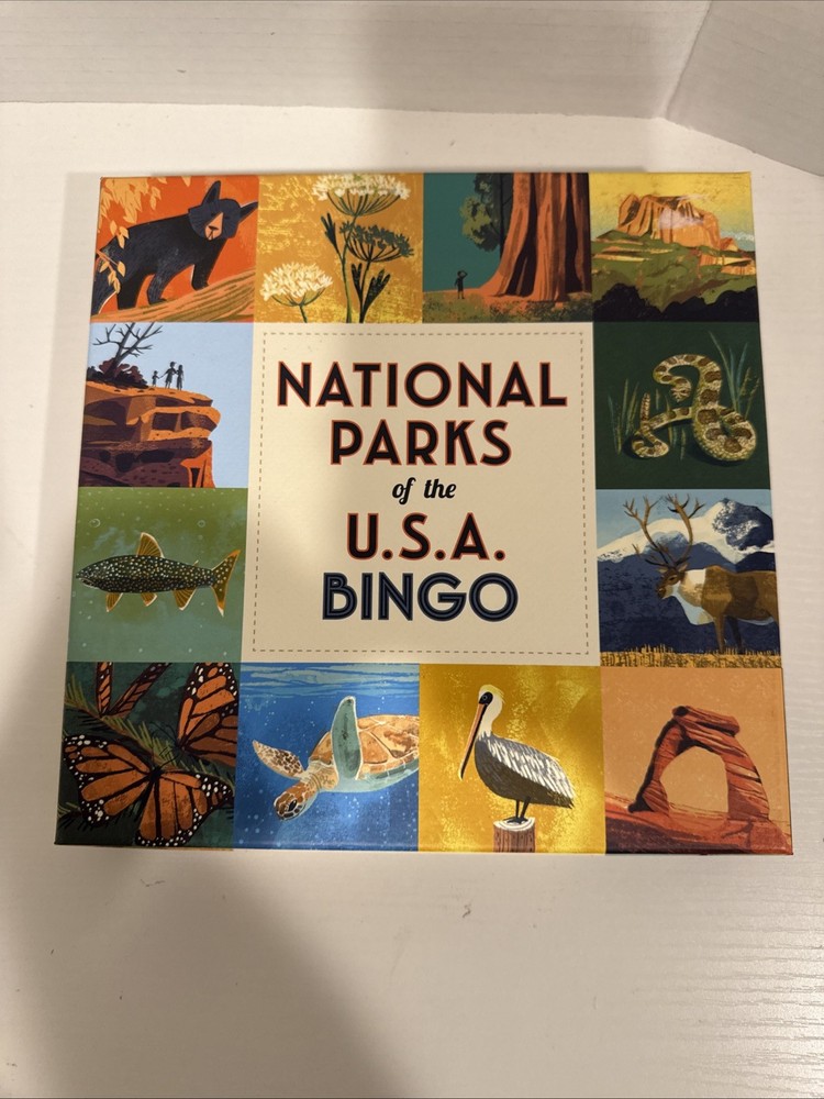 National Parks of the USA Bingo: A Bingo Game for Explorers (Game)
