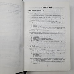 Kenneth Copeland Bible 1991 Genuine Leather Navy Blue Reference Concordance KJV