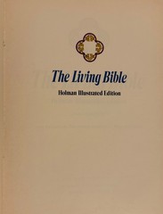 The Living Bible Holman Illustrated Edition -Paraphrased 1973 Tyndale Color pics