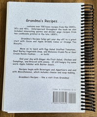 Grandma’s Recipes: Recipes From the 1920’s, 30’s And 40’s Vintage Spiral Bound