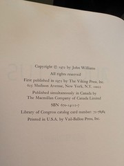 Augustus by John Williams (1972, Hardcover) FIRST EDITION