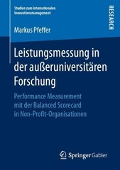 Leistungsmessung in der aueruniversitren Forschung: Performance Measurement mit
