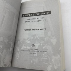 Empire of Pain: The Secret History of the Sackler Dynasty