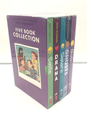 Raina Telgemeier Collection Box Set (Smile, Drama, Sisters, Ghosts, Guts) New NM