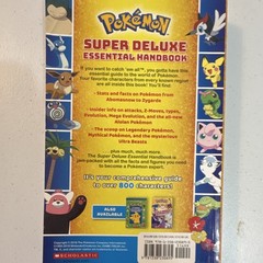 Pokémon Super Deluxe Essential Handbook Scholastic 2018 Paperback 496 Pages