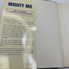 Mighty Mo The USS Missouri Biography of th Last Battleship 1969 HC Gordon Newell