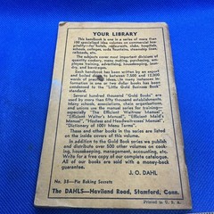 Pie Baking Secrets #38 Hospitality Pocket Book SC Dahl Alice Easton Rare & HTF