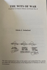 Wits Of War: Unofficial G.I. Humor – History of WWII by Edwin J. Swineford, 1989