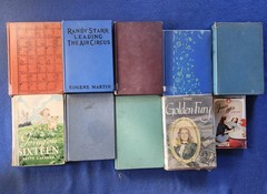 Lot 19 hardback vintage books 1940s-60s. adult young adult children chapter