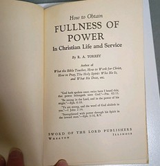 Vintage 1950s R.A. Torrey How to Obtain Fullness of Power Christian Book PB