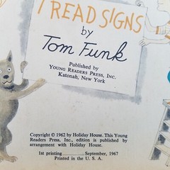 Lot of 2 1960s Young Readers Softcovers – I Read Signs & Willy is my Brother