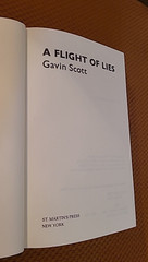 A Flight of Lies by Gavin Scott (1981, Hardcove w/DJr) RARE