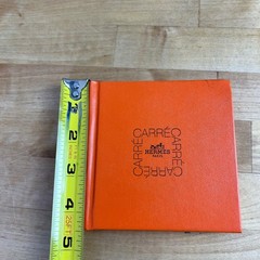 Hermes Book Carre Scarf Guide Orange Illustrated 1998 1st Edition Mini Hardcover