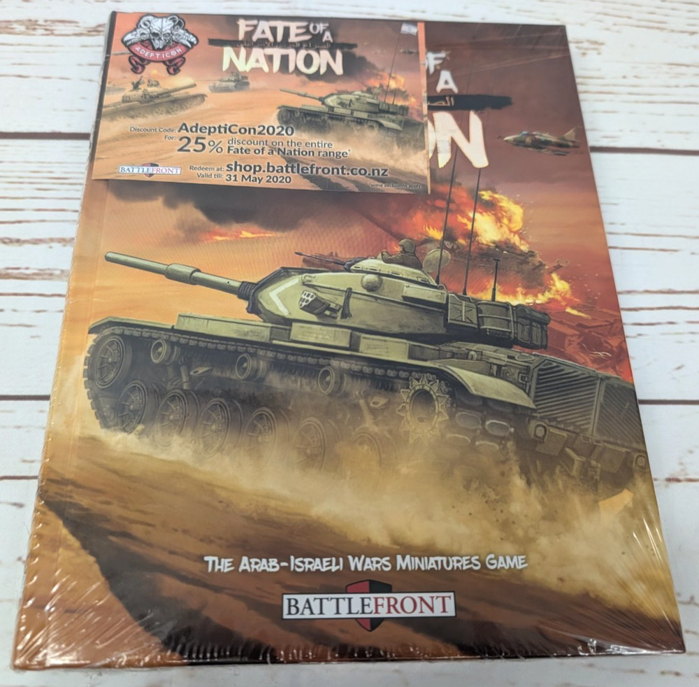 Battlefront Fate of a Nation The Arab-Israeli Wars Miniatures Game Hardcover NIS