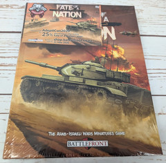 Battlefront Fate of a Nation The Arab-Israeli Wars Miniatures Game Hardcover NIS