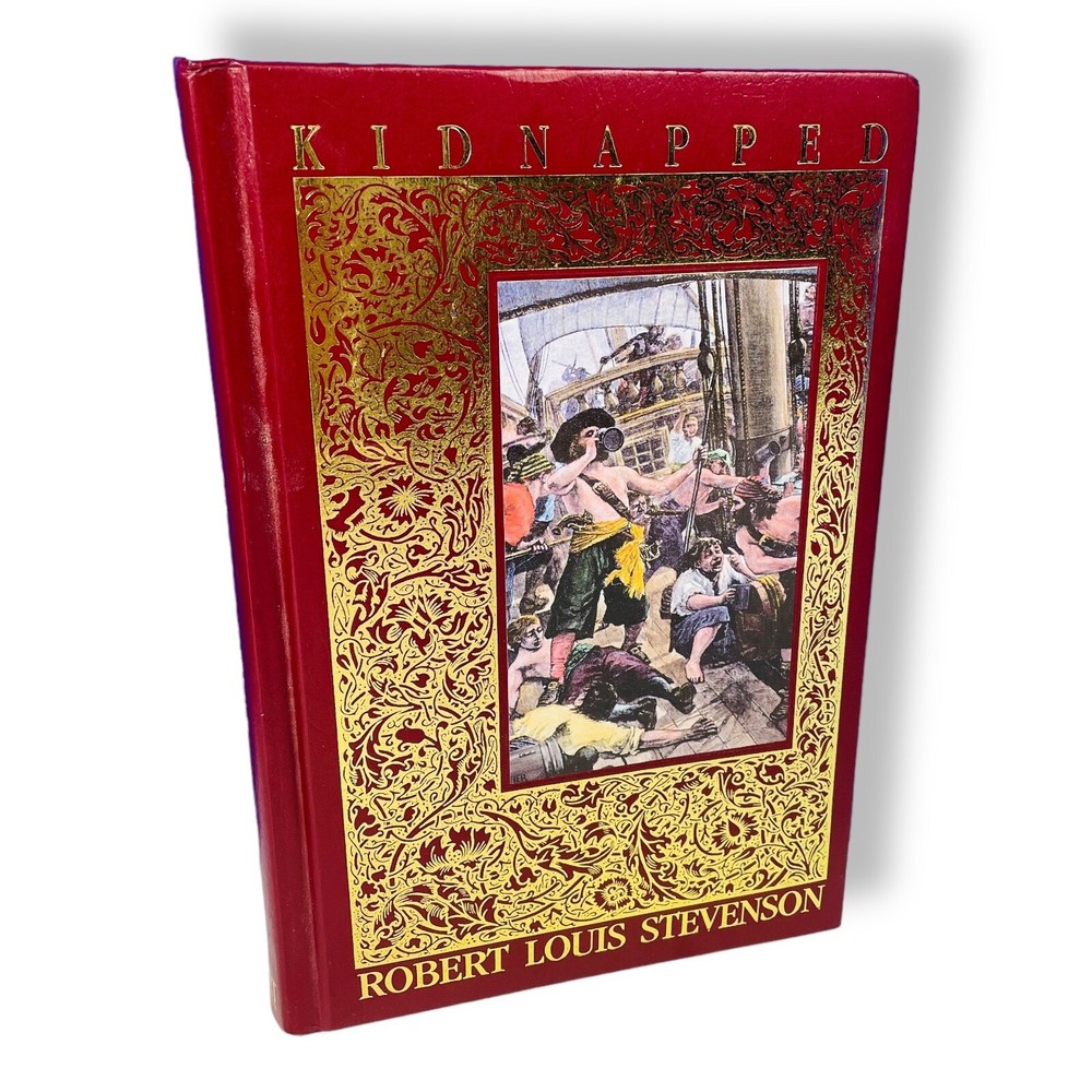 Kidnapped Robert Louis Stevenson Trident Press 2000 Reprint Gild Block Deluxe HC