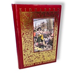 Kidnapped Robert Louis Stevenson Trident Press 2000 Reprint Gild Block Deluxe HC
