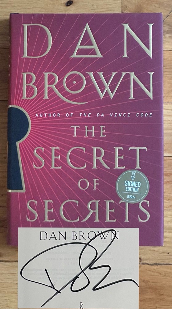 SIGNED The Secret of Secrets: A Novel by Dan Brown 2025 Doubleday 1st Edition HC