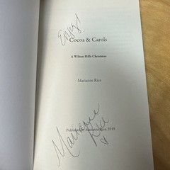 Cocoa & Carols by Marianne Rice – Signed – 2019 Christmas Romance TPB
