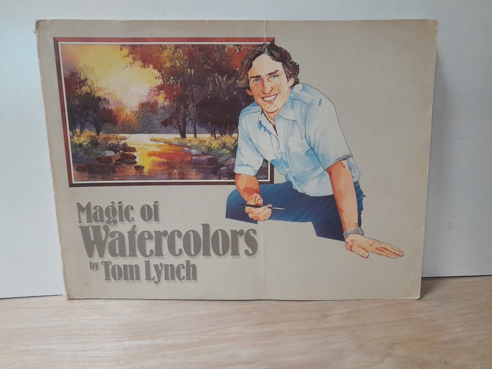 MAGIC OF WATERCOLORS by Tom Lynch 1984 Art Paperback book 74 pages
