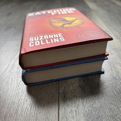 Lot of 2 Hunger Games Catching Fire & MockingJay Hardcover First Editions HC DJ