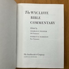 The Wycliffe Bible Commentary Hardcover The Moody Bible Institute Of Chicago1962